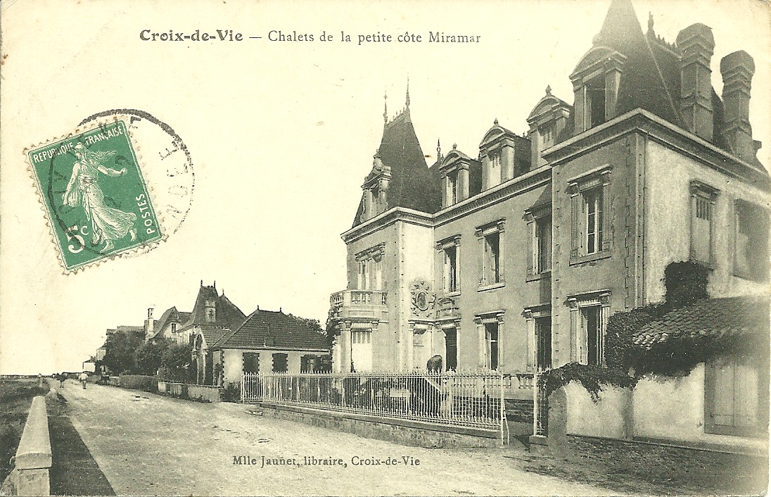 Croix-de-Vie, chalets de la petite côte, villa Miramar.