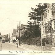 Croix-de-Vie, la villa Popo en bordure du boulevard.