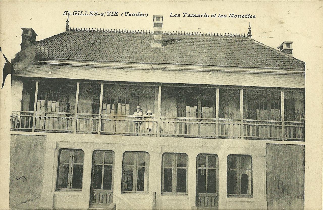 Saint-Gilles-sur-Vie, villa Les Mouettes et Les Tamaris.