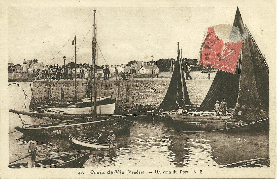 Croix-de-Vie, un coin du port.