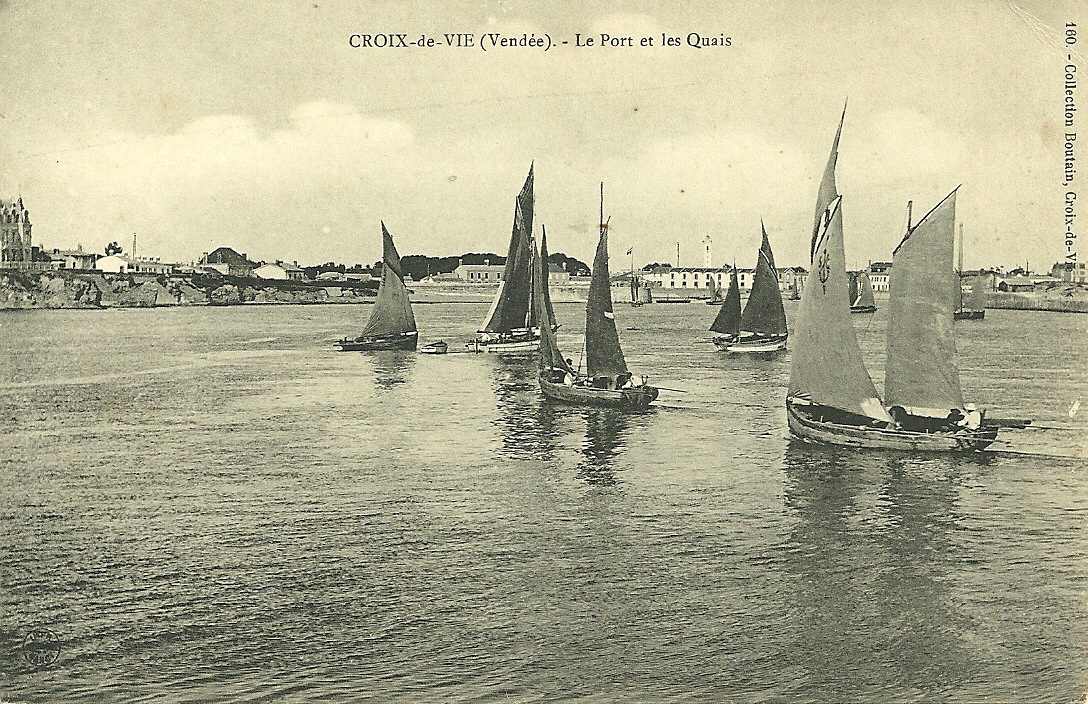 Croix-de-Vie, le port et les quais.