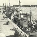 St-Gilles-sur-Vie, bateaux à quai.