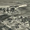 St-Gilles-sur-Vie, vue aérienne la Vie et la plage.