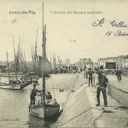 Croix-de-Vie, l'arrivée des bateaux sardiniers.