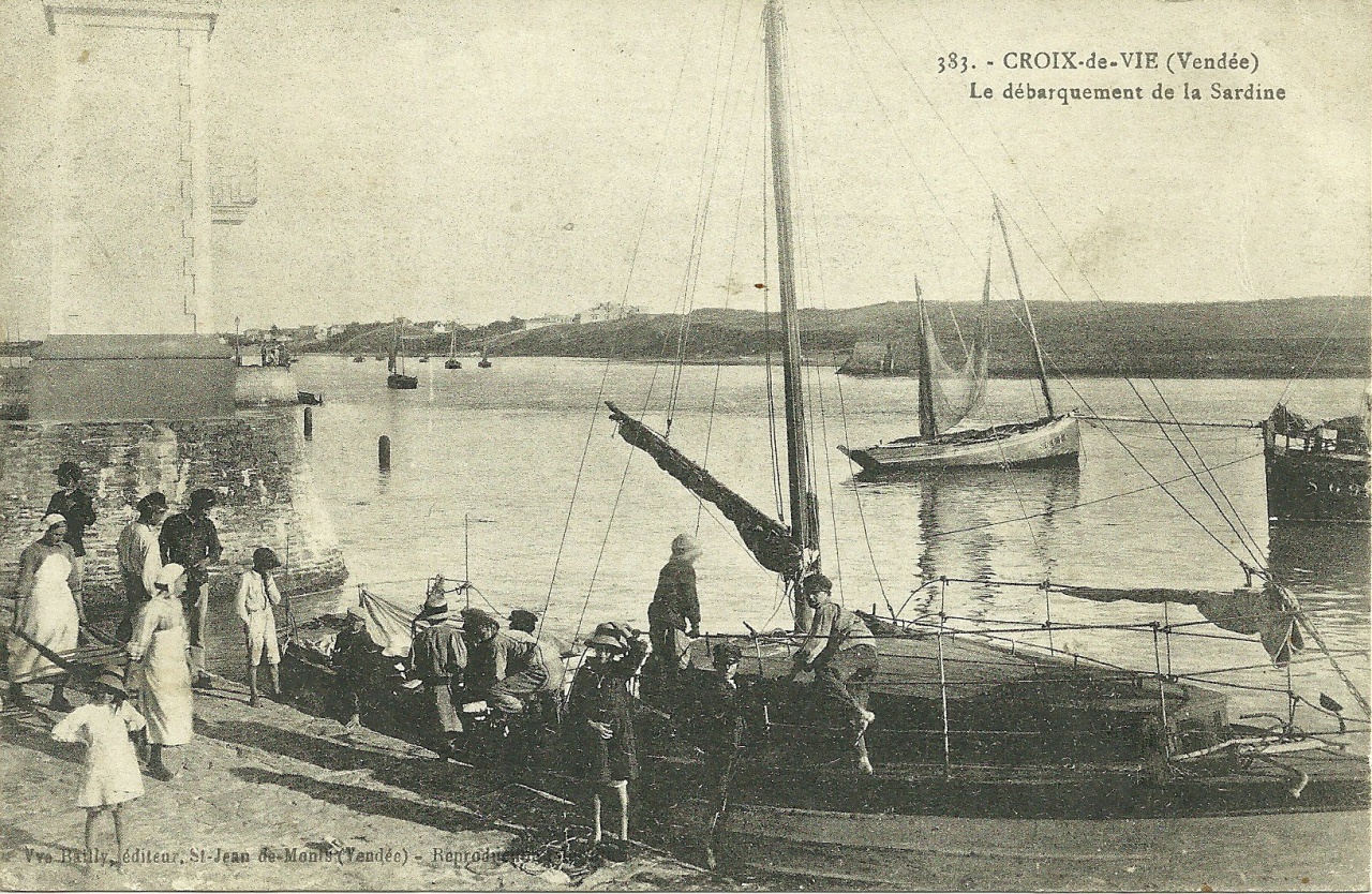 Croix-de-Vie, le débarquement de la sardine.