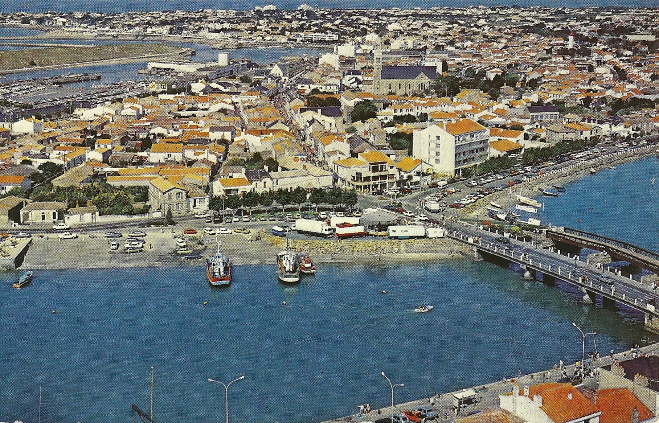 St-Gilles-Croix-de-Vie, vue panoramique aérienne.