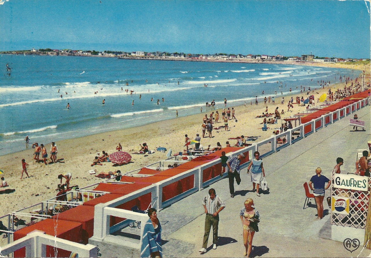 St-Gilles-Croix-de-Vie, la plage.