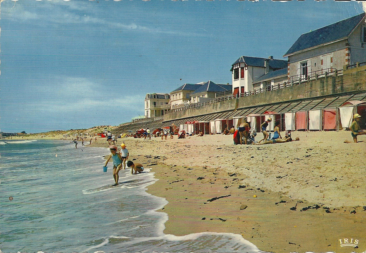 St-Gilles-sur-Vie, la plage.