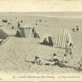 St-Gilles-sur-Vie, la plage à marée basse.