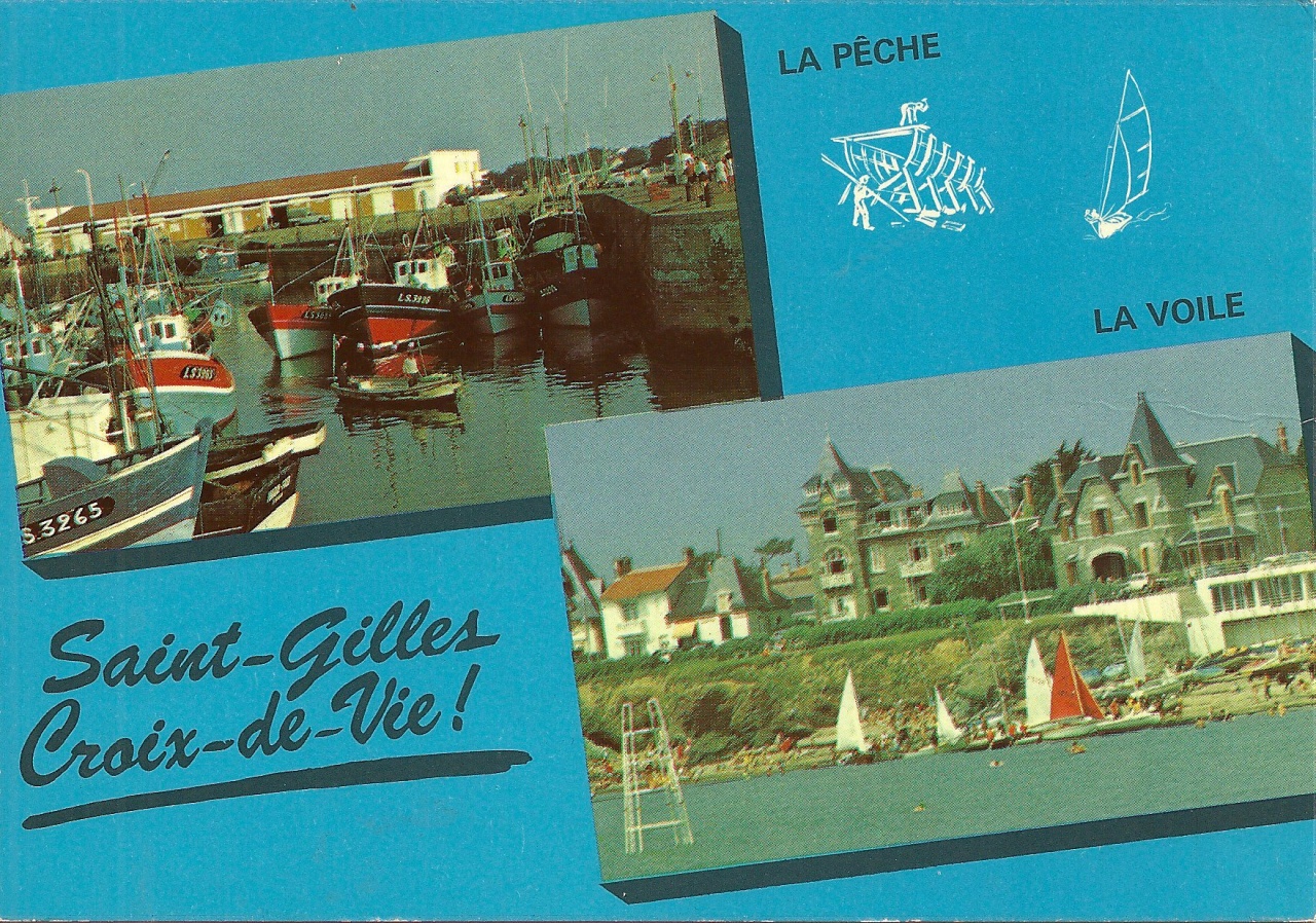 St-Gilles-Croix-de-Vie, carte multivues.