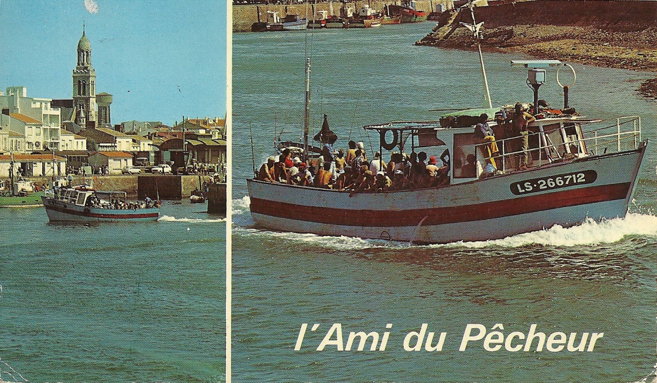 St-Gilles-Croix-de-Vie, le bateau l'Ami du Pêcheur.