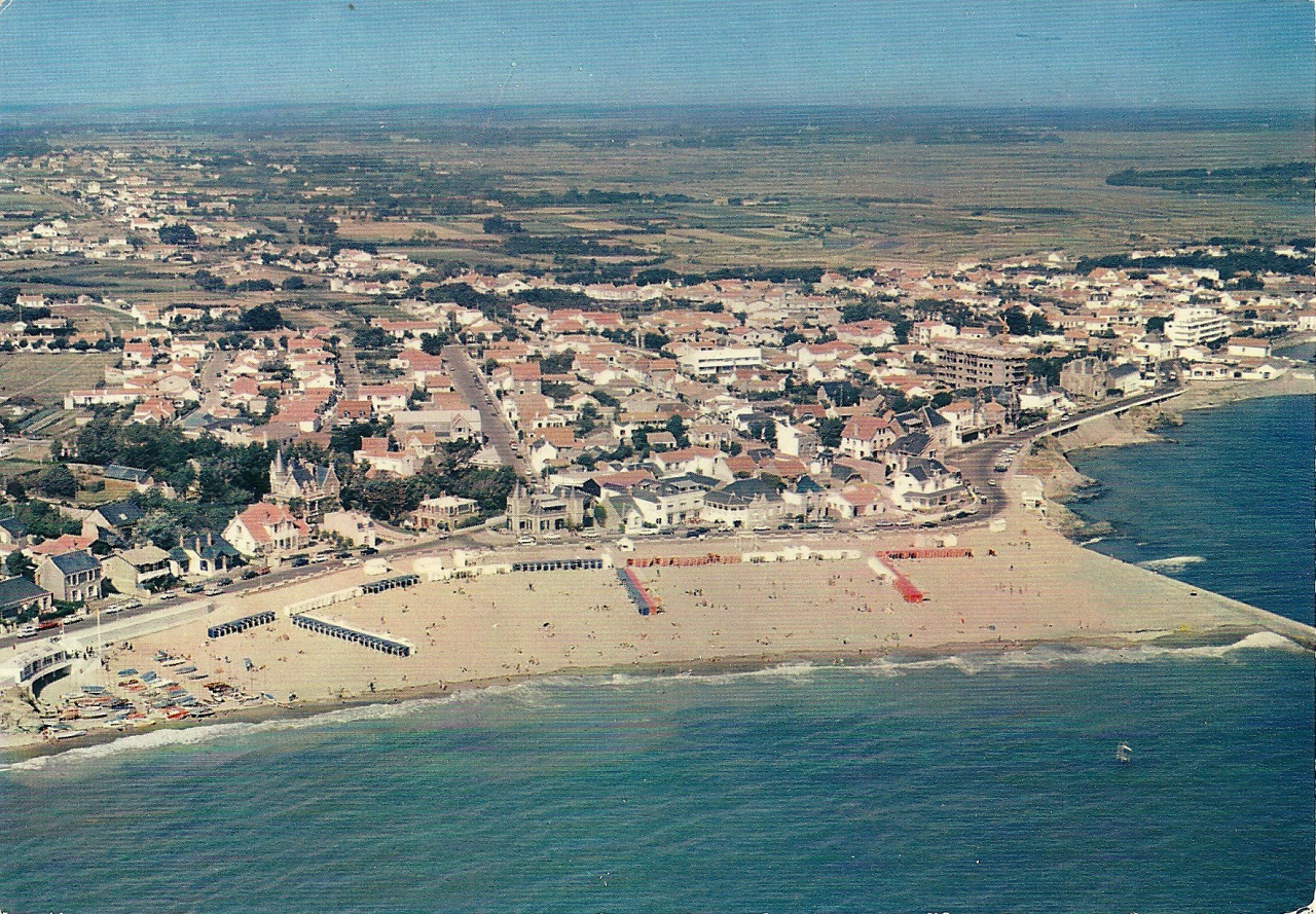 Croix-de-Vie, vue d'ensemble de la plage.