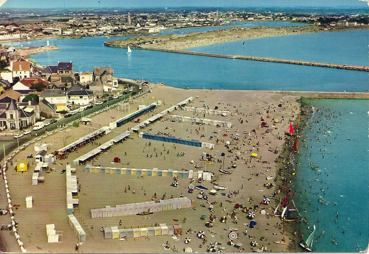 St-Gilles-Croix-de-Vie, les deux plages.