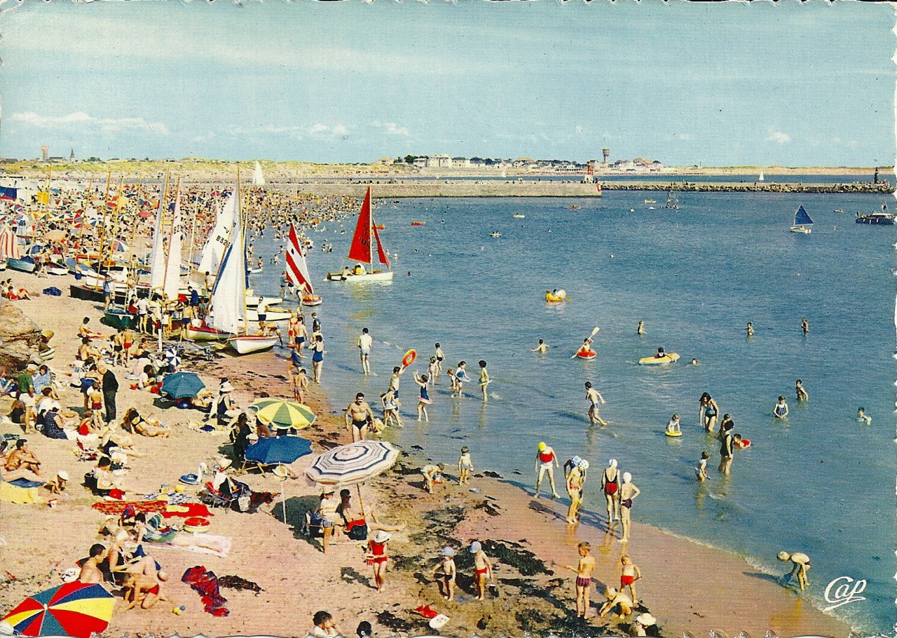 Croix-de-Vie, la grande plage.