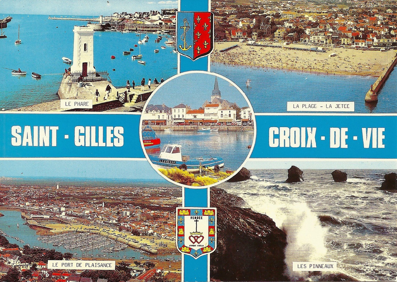 St-Gilles-Croix-de-Vie, carte multivues.
