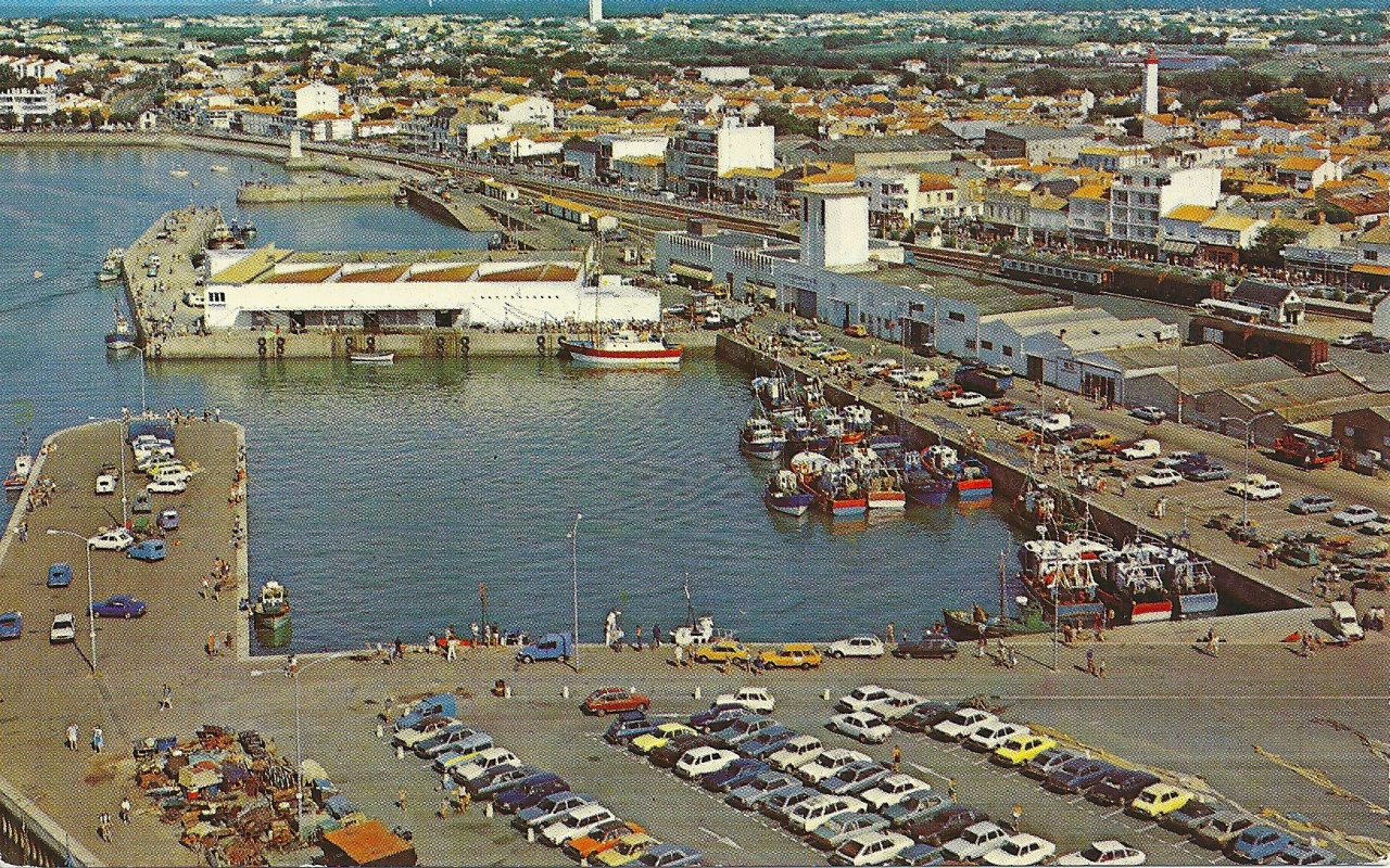St-Gilles-Croix-de-Vie, le port de pêche.