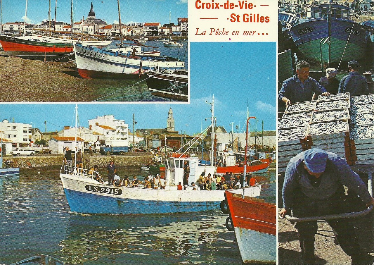 St-Gilles-Croix-de-Vie, le port de St-Gilles et Croix-de-Vie.