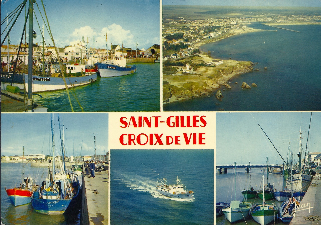 St-Gilles-Croix-de-Vie, carte multivues.