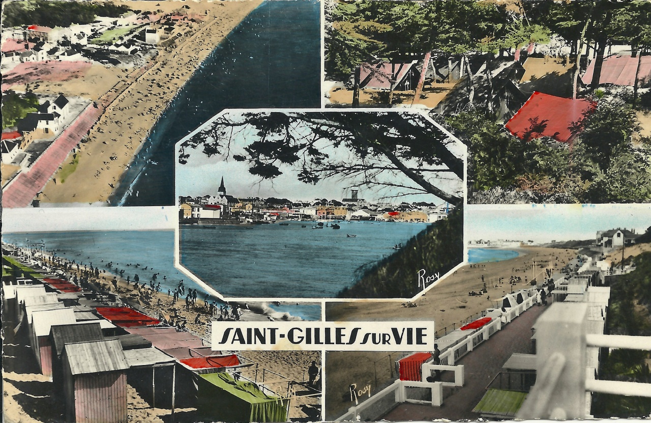 St-Gilles-sur-Vie, carte multivues.