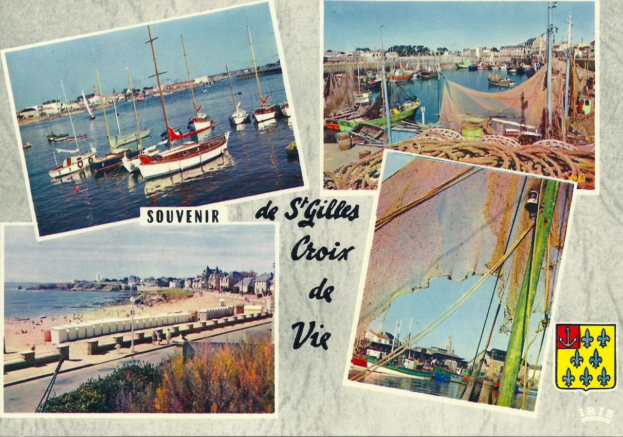 St-Gilles-Croix-de-Vie, carte multivues.