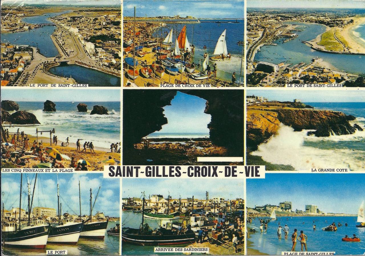 St-Gilles-Croix-de-Vie, carte multivues.