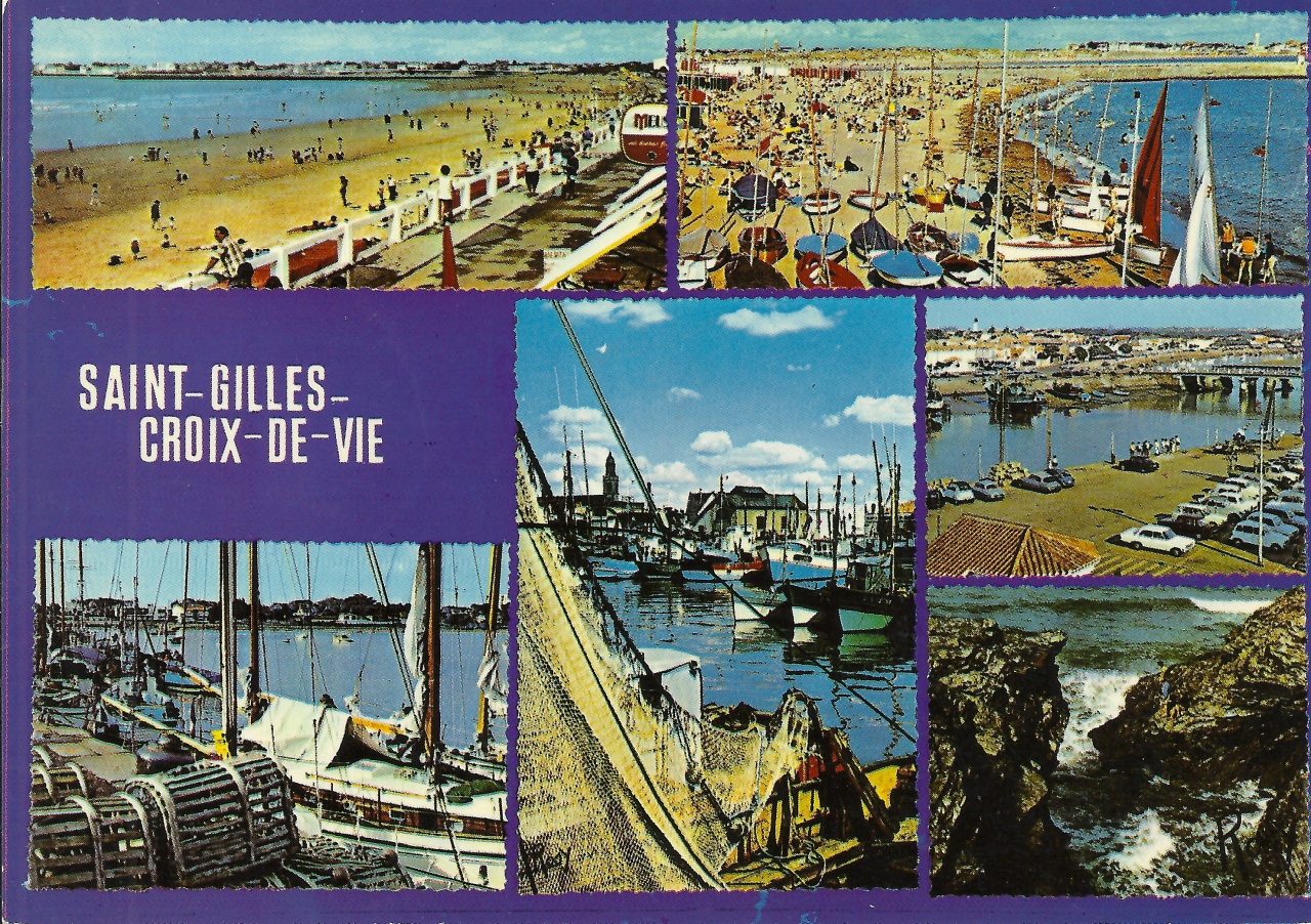 St-Gilles-Croix-de-Vie, carte multivues.