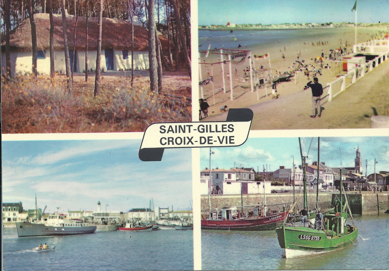 St-Gilles-Croix-de-Vie, carte multivues.