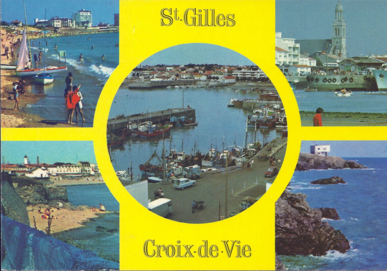 St-Gilles-Croix-de-Vie, carte multivues.