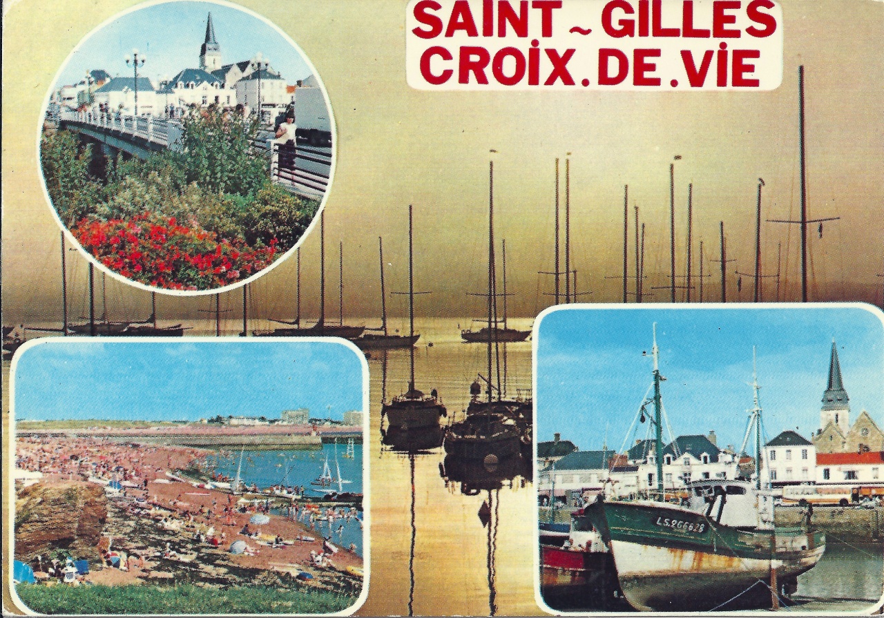 St-Gilles-Croix-de-Vie, carte multivues.