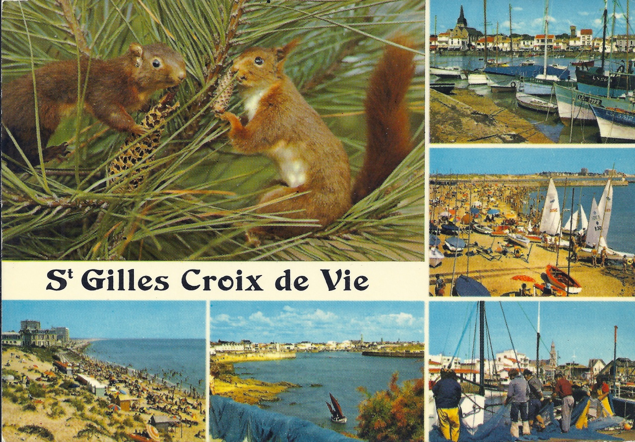 St-Gilles-Croix-de-Vie, carte multivues.