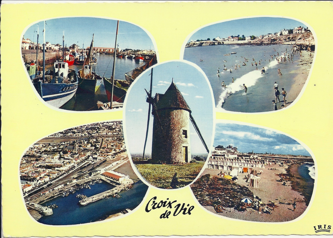 St-Gilles-Croix-de-Vie, carte multivues.