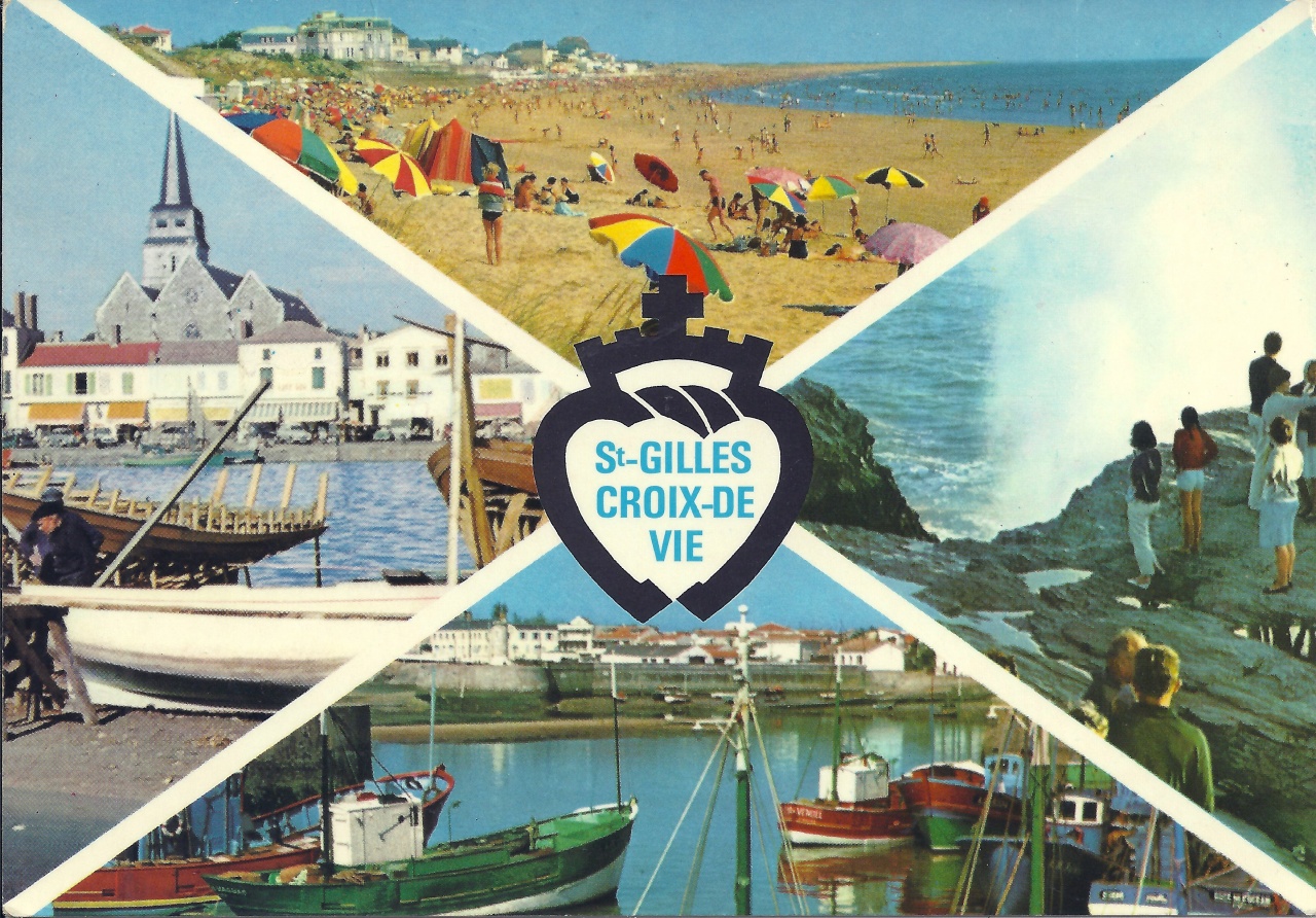 St-Gilles-Croix-de-Vie, carte multivues.