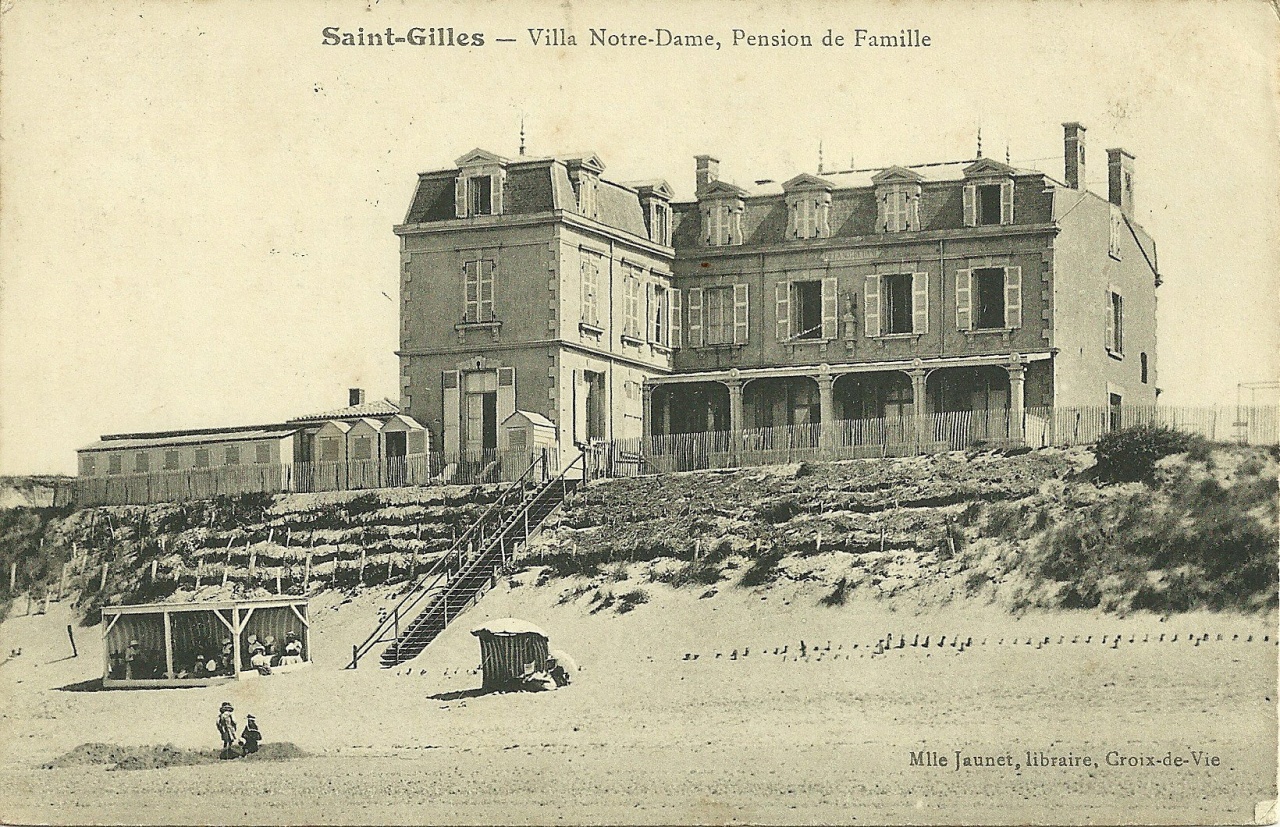 St-Gilles-sur-Vie, villa Notre-Dame, pension de famille.