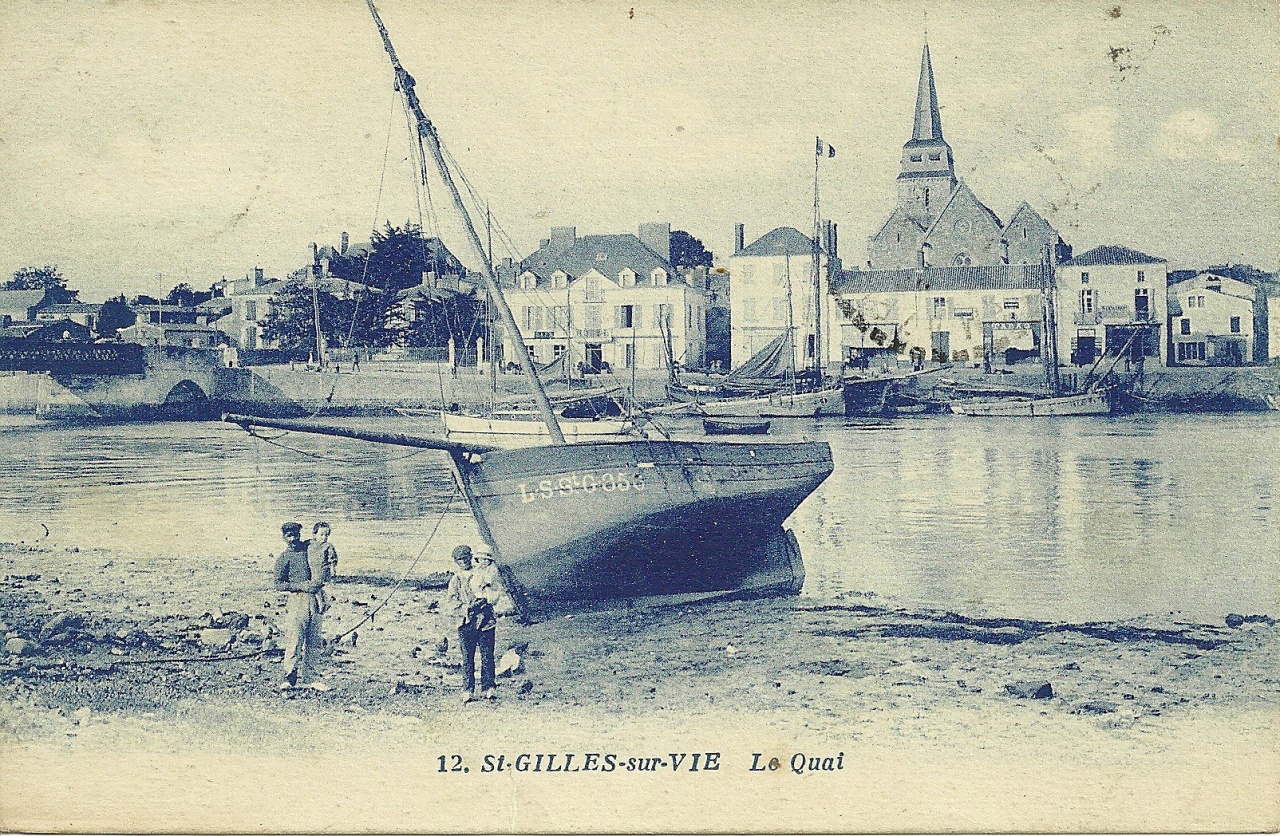 St-Gilles-sur-Vie, le quai.