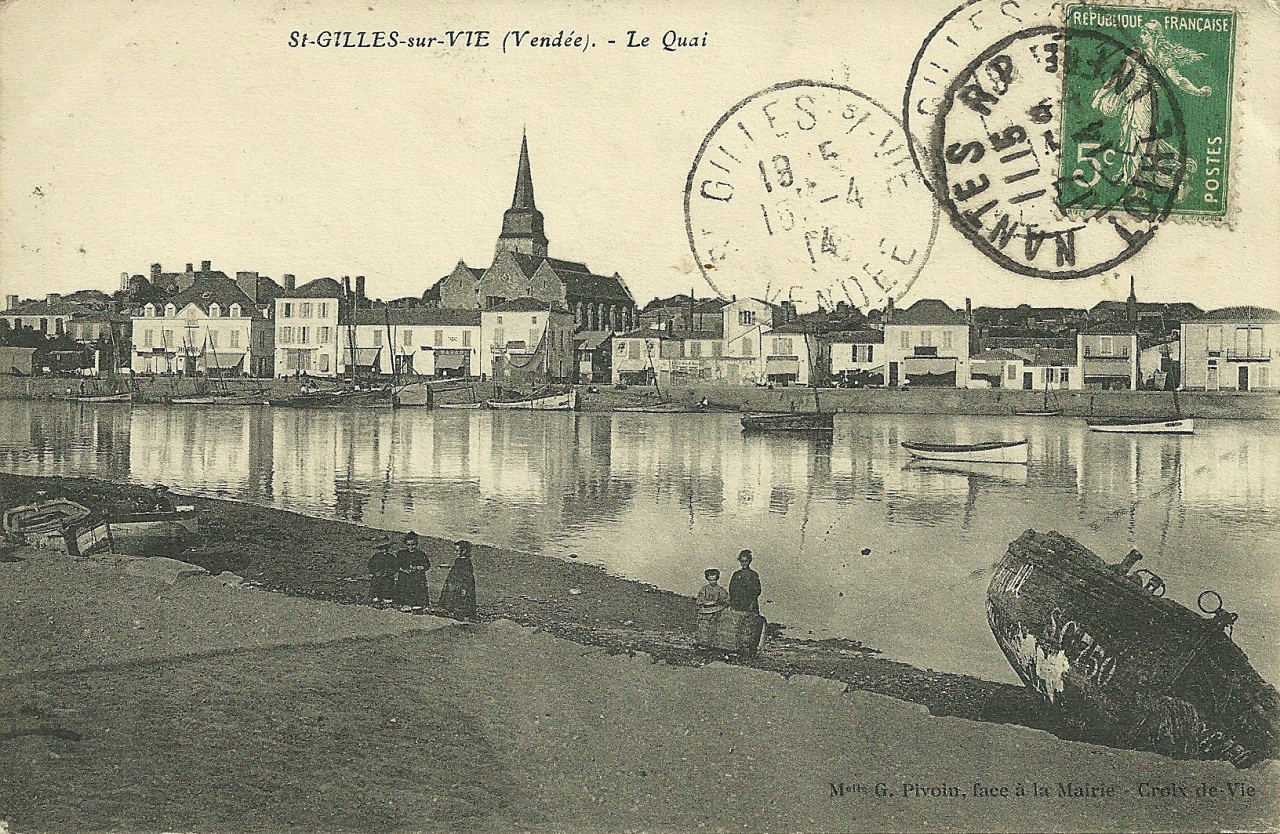 St-Gilles-sur-Vie, le quai.