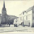 St-Gilles-sur-Vie, la place de l'église.