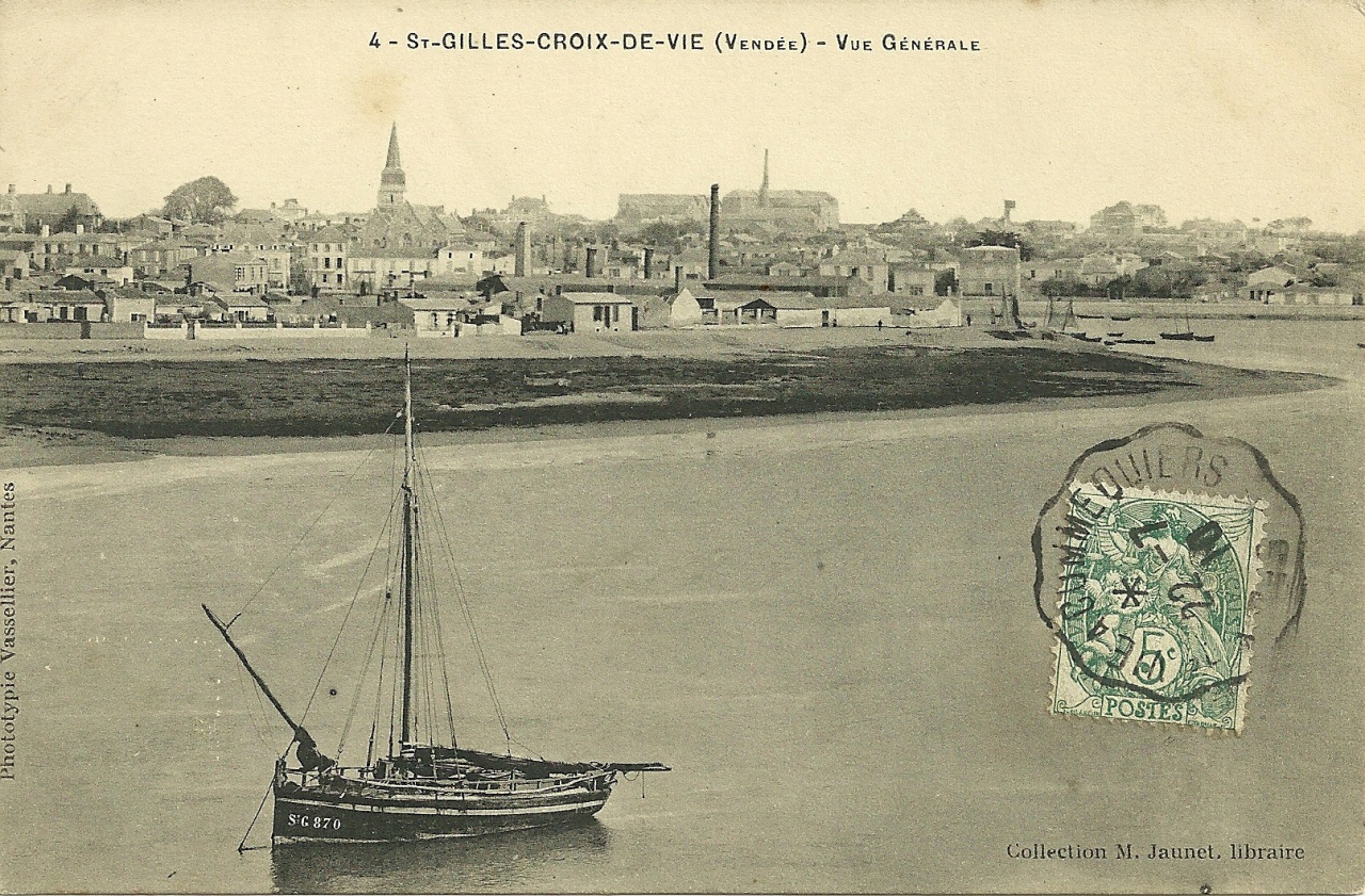 St-Gilles-Croix-de-Vie,, vue générale.
