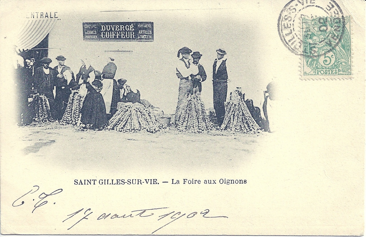 St-Gilles-sur-Vie, la foire aux oignons.