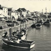 St-Gilles-Croix-de-Vie, le quai et le port.