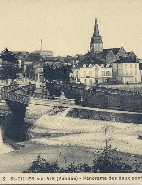Le pont de Saint-Gilles et Croix-de-Vie