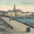St-Gilles-sur-Vie, vue générale et le pont reliant.