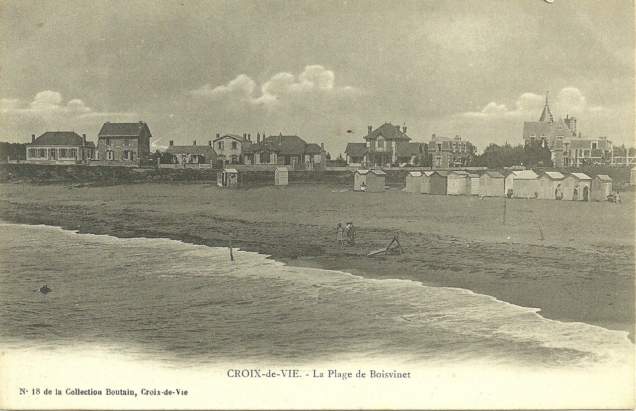 Croix-de-Vie, la plage de Boisvinet.