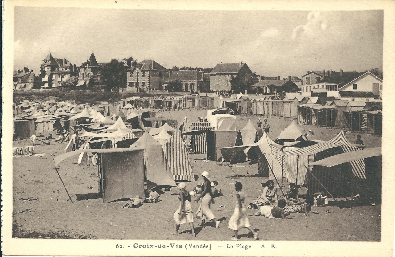 Croix-de-Vie, la plage.
