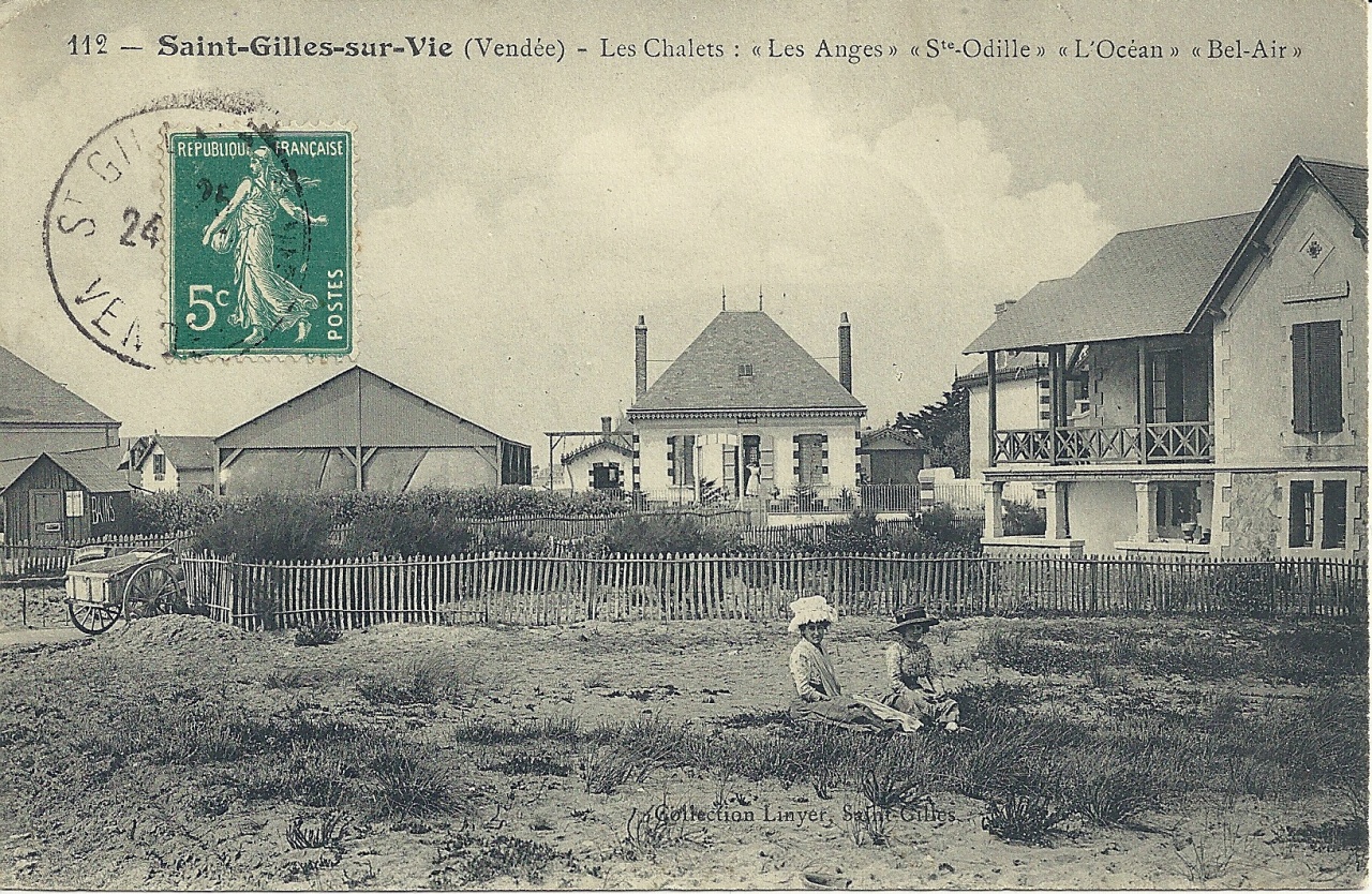 St-Gilles-sur-Vie, les chalets L'Océan, Ste-Odile et Les Anges.