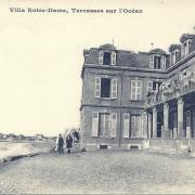 St-Gilles-sur-Vie, la villa Notre-Dame, terrasses sur l'océan.