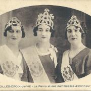 St-Gilles-Croix-de-Vie, la Reine et ses demoiselles d'honneur.