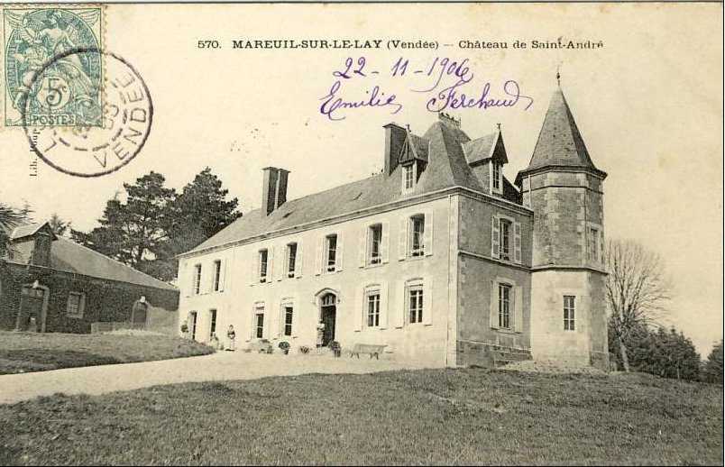 Mareuil-sur-le-Lay, château de St-andré.