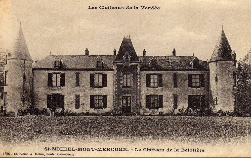 St-Michel-Mont-Mercure, le château de la Belotière.