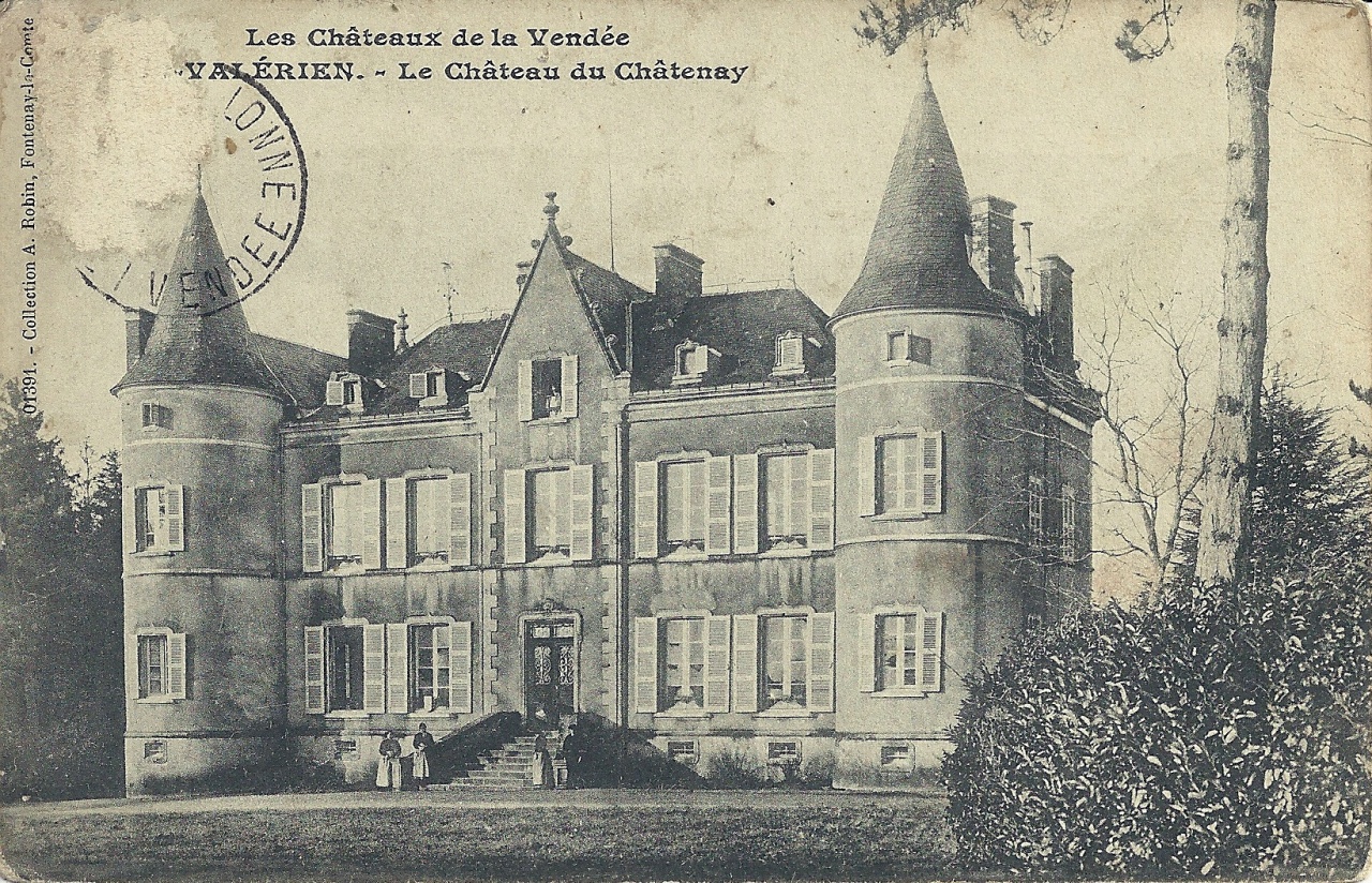 St-Valérien, le château de Chatenay.