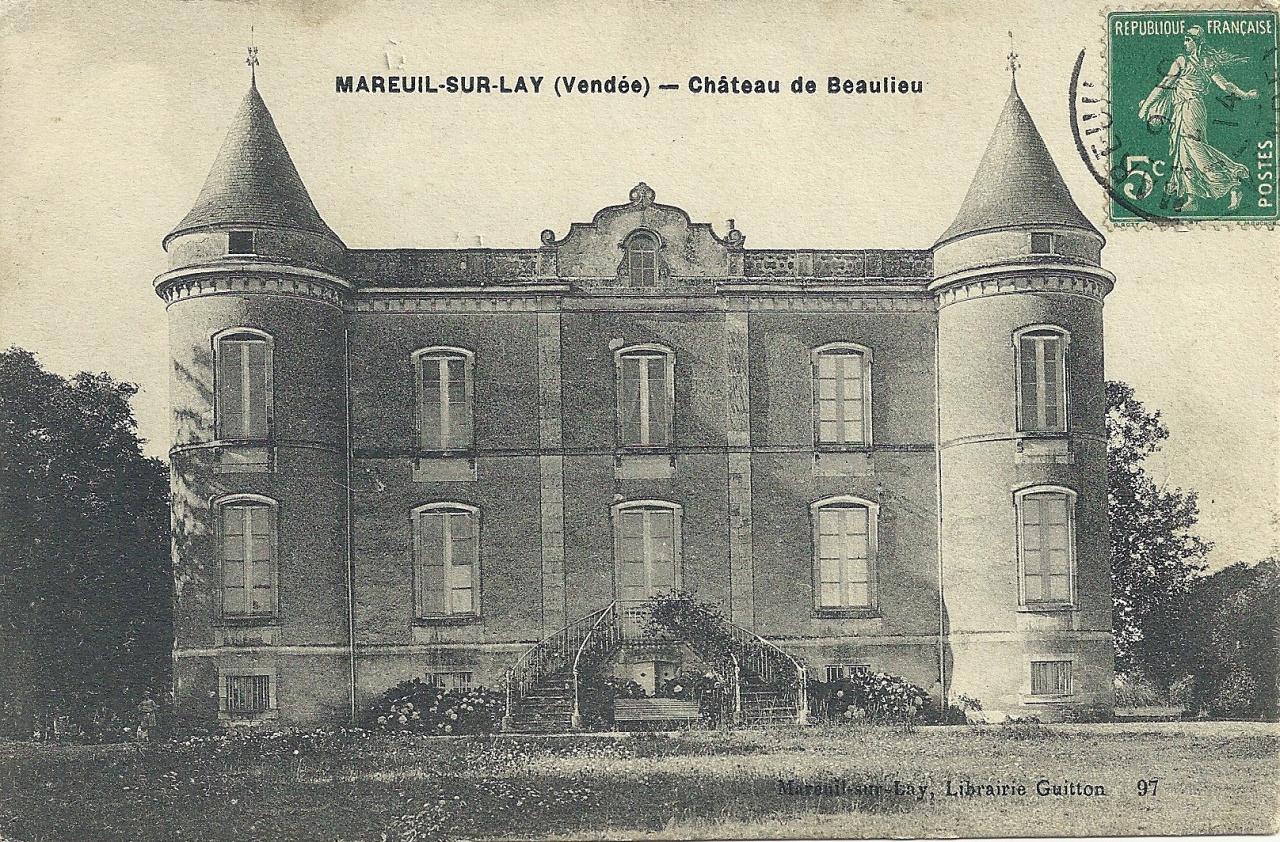 Mareui-sur-Lay, château de Beaulieu.